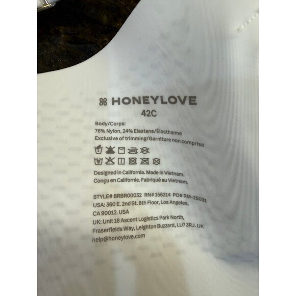 Honeylove CloudEmbrace Bra Astral White 42C NWOT - Picture 7 of 7